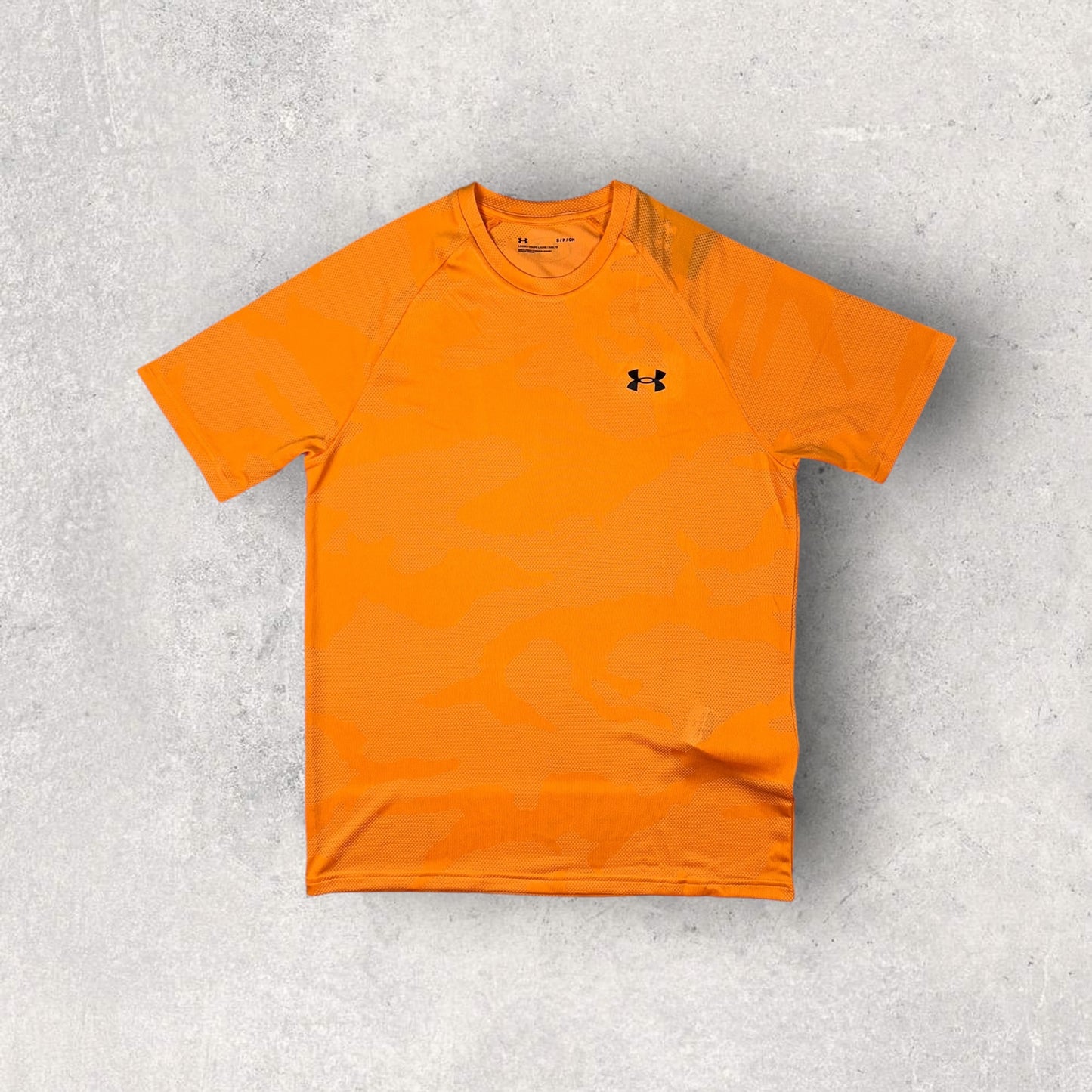 UNDER ARMOUR JACQUARD T-SHIRT 
- ORANGE