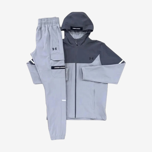 UNDER ARMOUR UTILITY TRACKSUIT - GREY/DARK GREY
