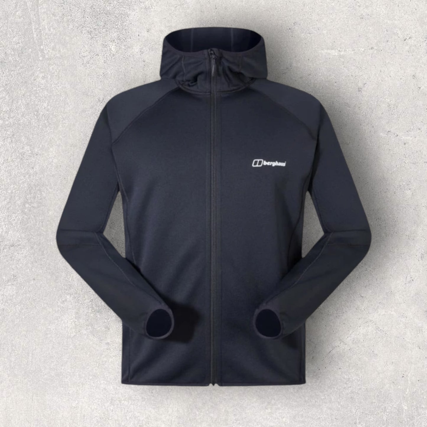 BERGHAUS HOODED JACKET - BLACK