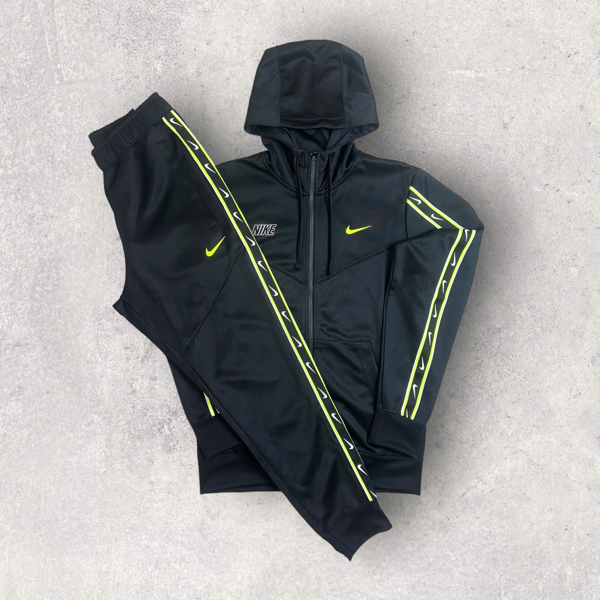 Black and store neon tracksuit