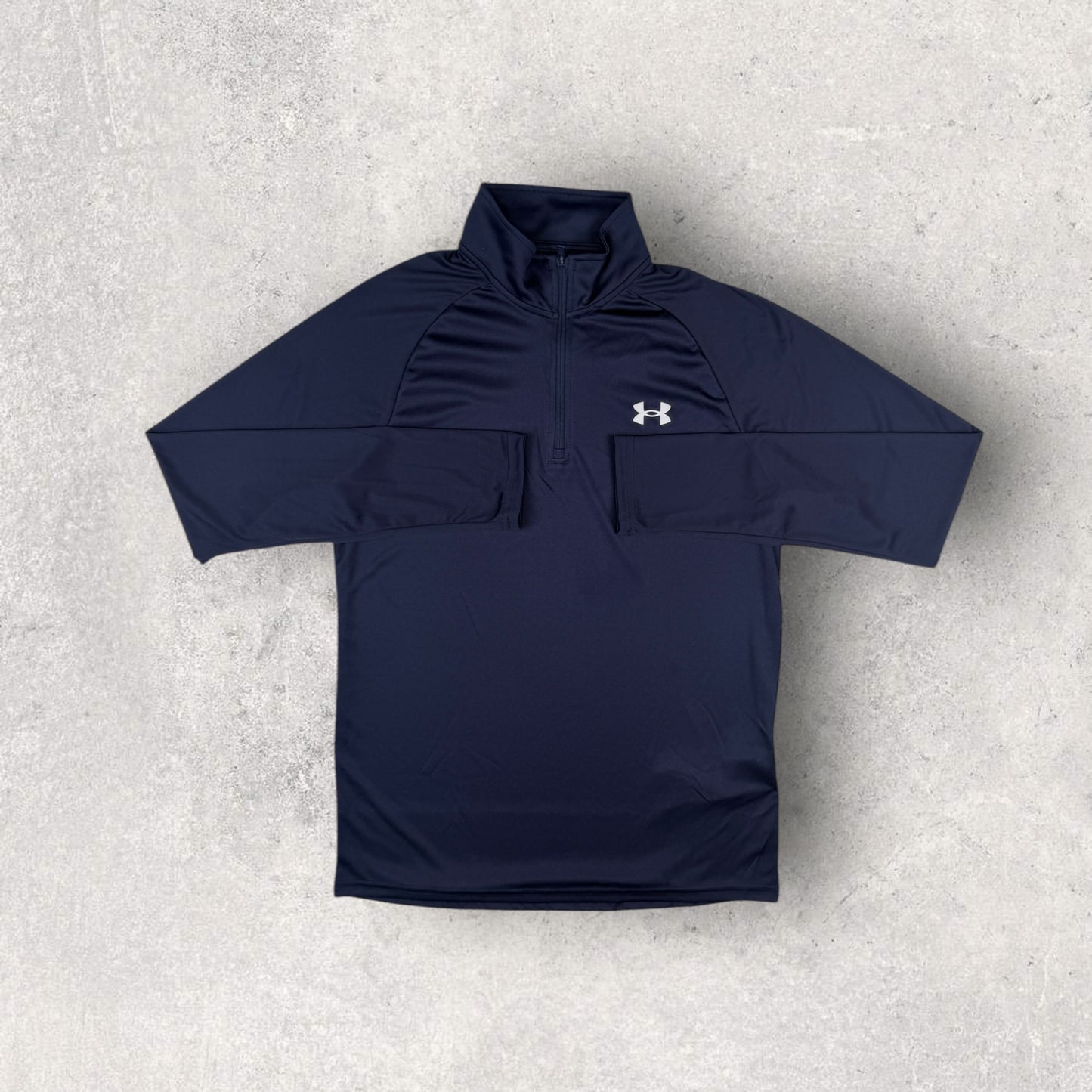 UNDER ARMOUR VELOCITY 1/4 ZIP - NAVY