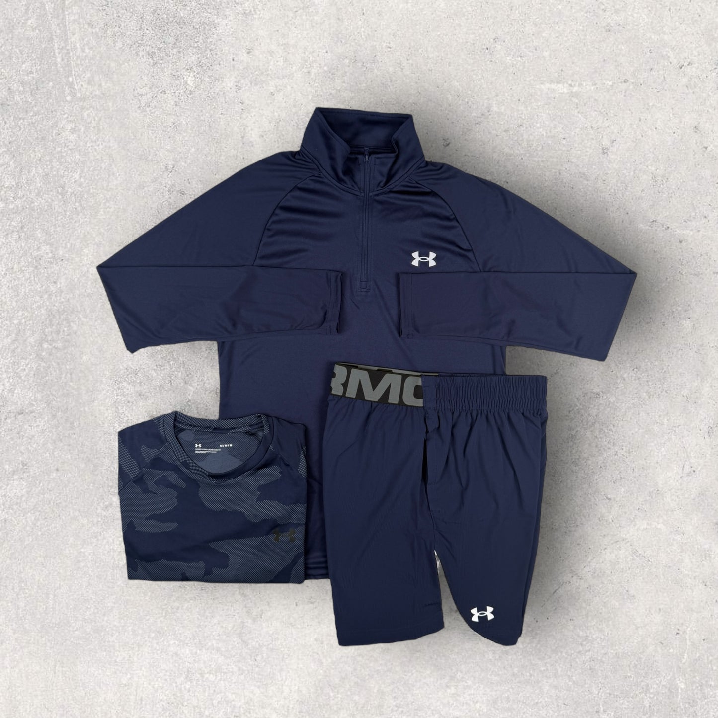 UNDER ARMOUR 3 PEICE BUNDLE - NAVY