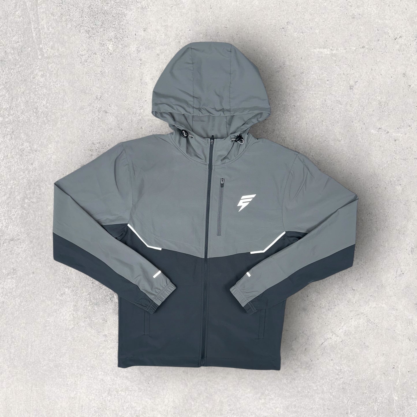 ELUDE TRACK TRACKSUIT - LIGHT GREY/COAL