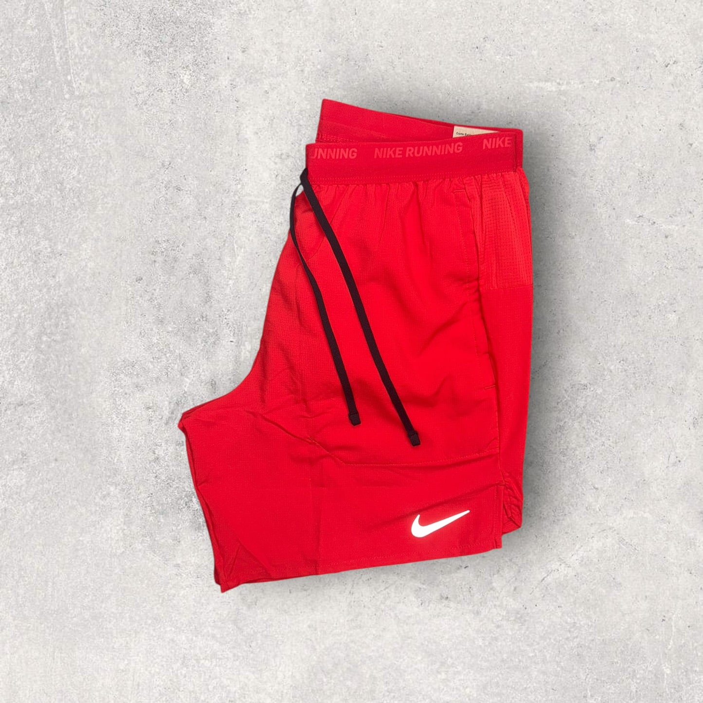 NIKE REPEL MILER WINDRUNNER JACKET UNIVERSITY RED & RED FLEX STRIDE SHORTS SET