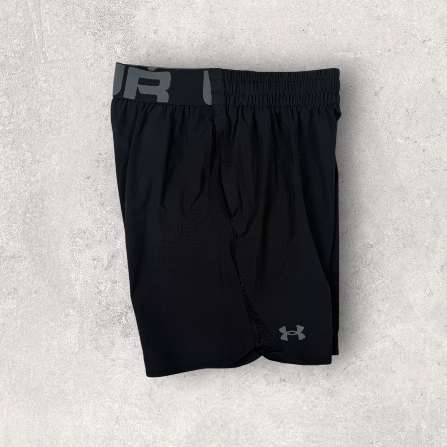 UNDER ARMOUR JACQUARD USA 1/4 / SHORT SET - GREY/BLACK