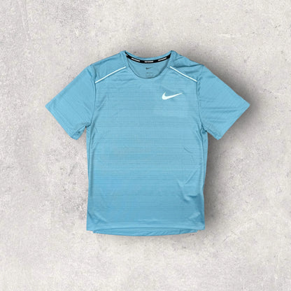 NIKE MILER 1.0 T-SHIRT / CHALLENGER SHORT SET - DENIUM TURQUOISE