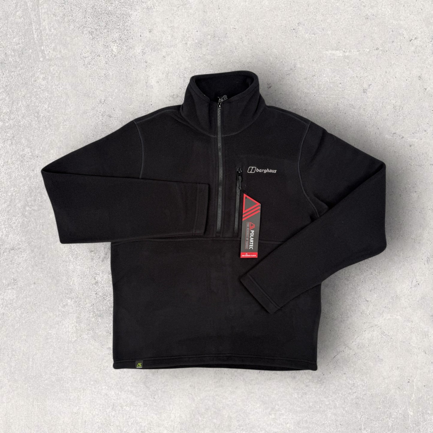 BERGHAUS FLEECE 1/4 ZIP - BLACK