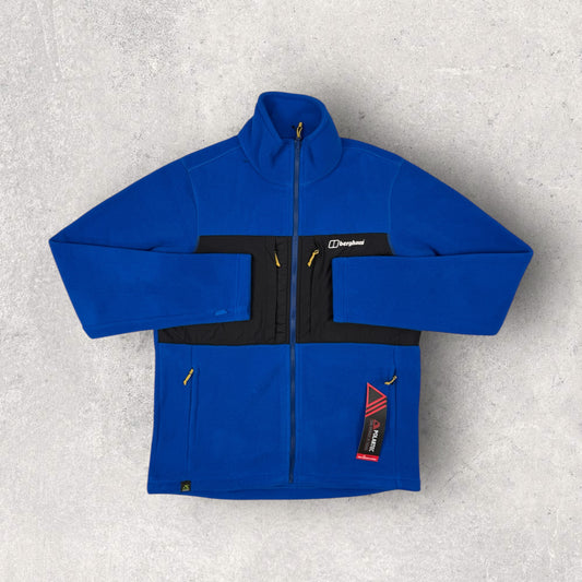 BERGHAUS FLEECE ZIP JACKET - BLUE/BLACK