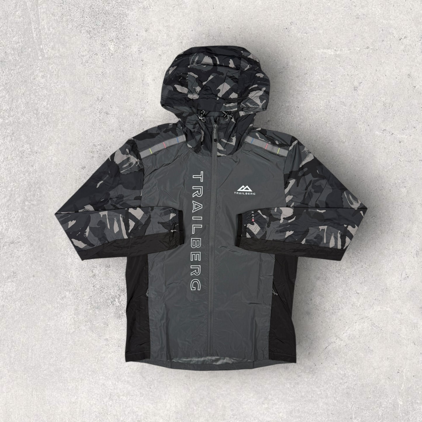 TRAIBERG TRIATHLON POLYESTER JACKET - GREY CAMO