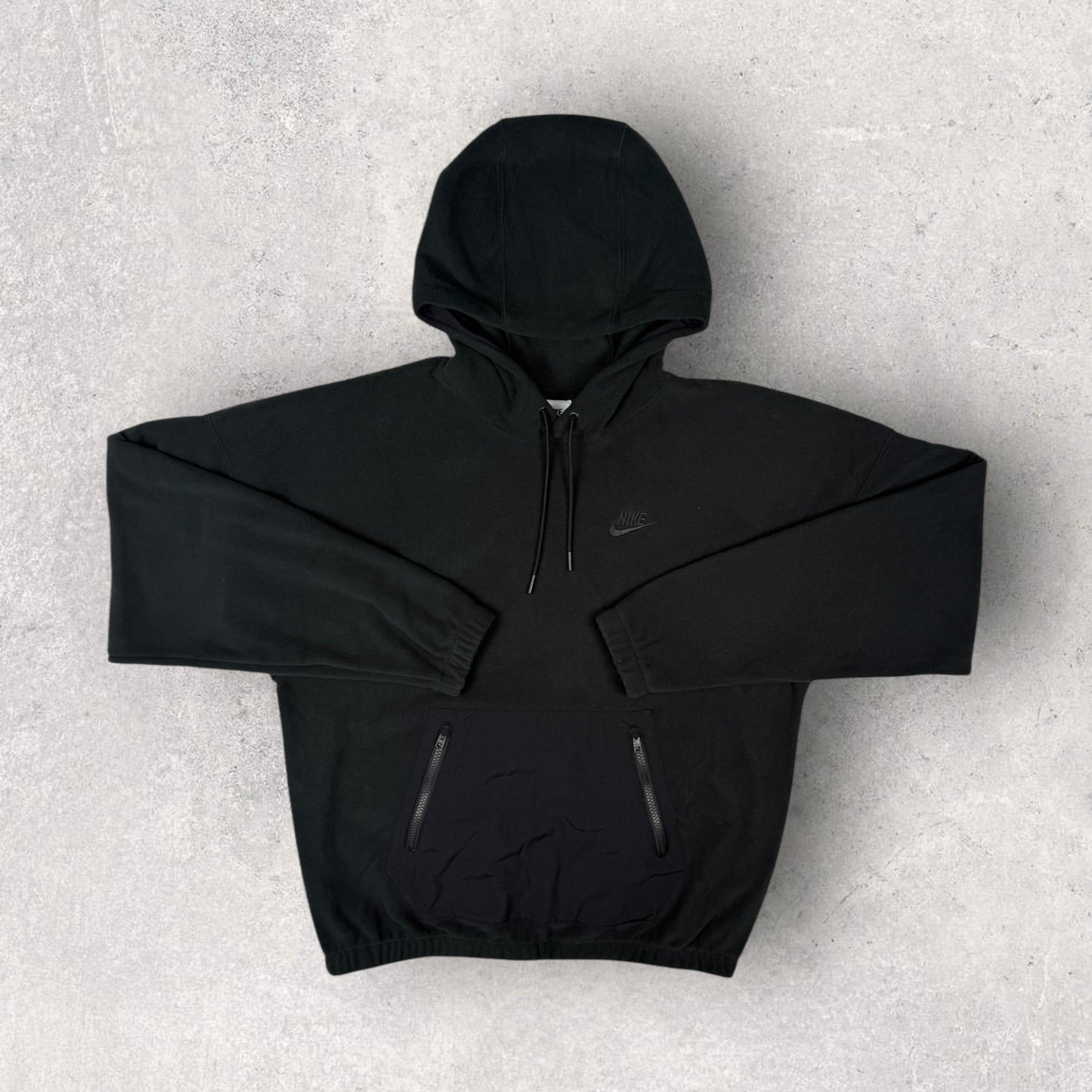 NIKE CLUB HOODED FLEECE PLUS SET- BLACK