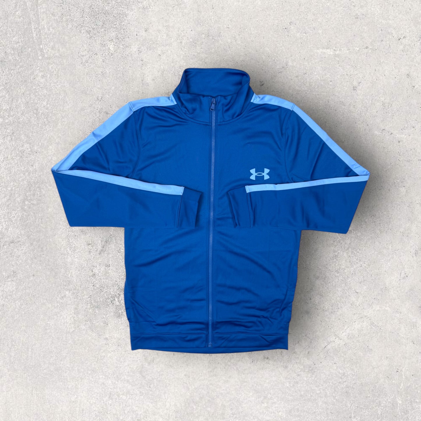 UNDER ARMOUR POLY KNIT TRACKSUIT - BLUE