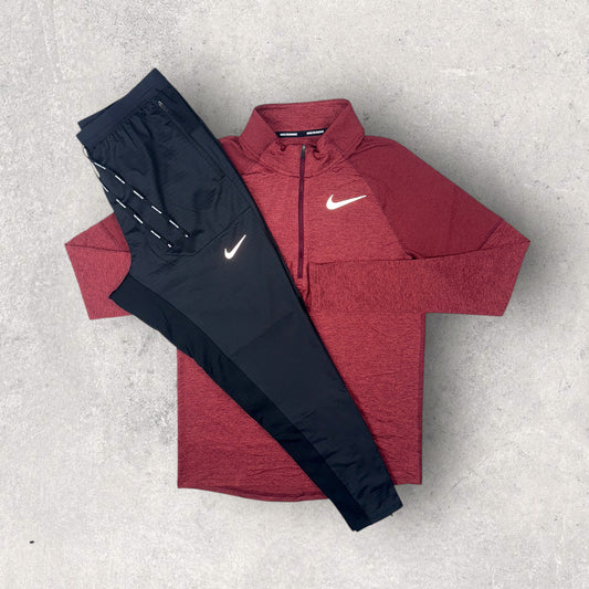 NIKE ELEMENT 1/4 ZIP/PHENOM PANT SET