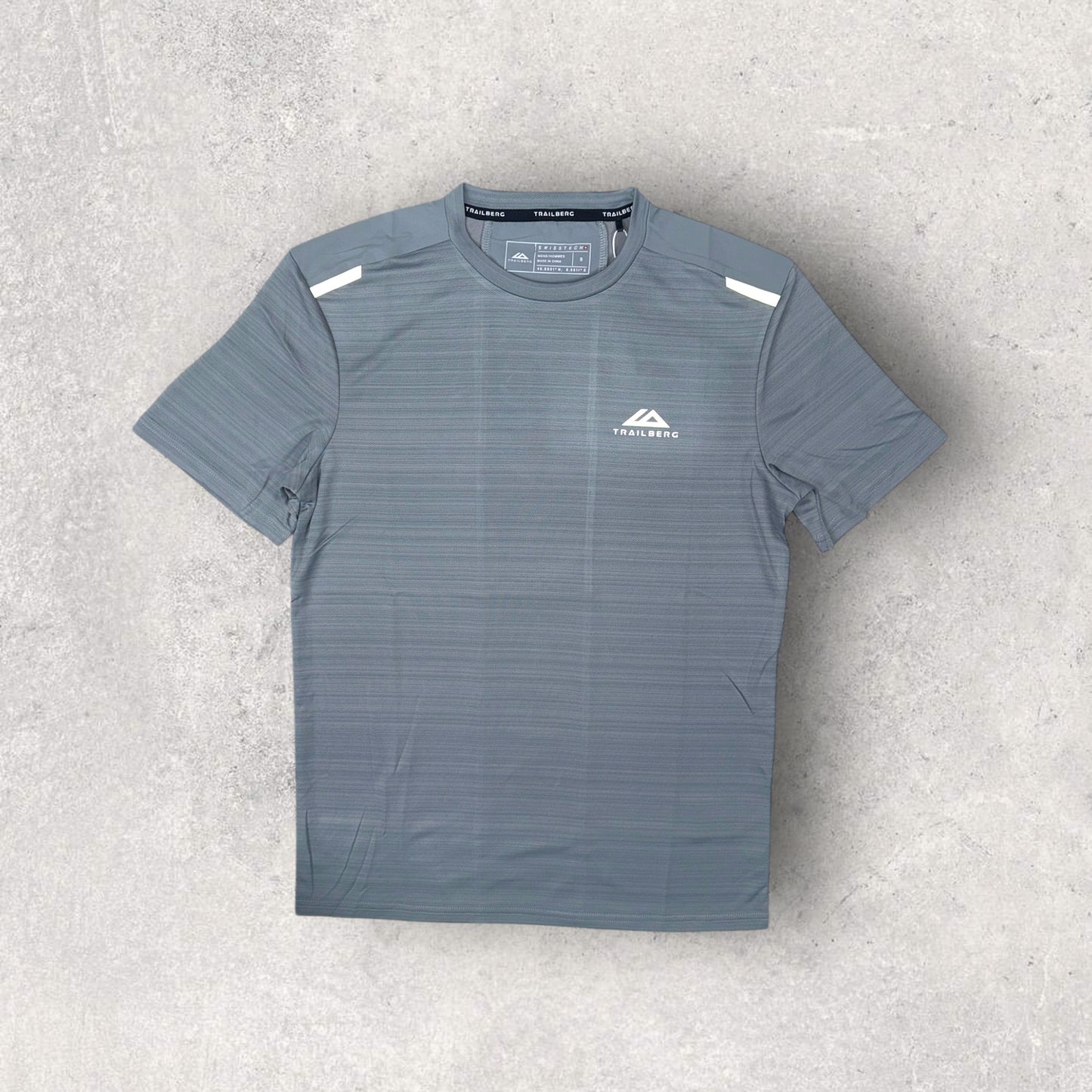 TRAILBERG CLOUD T-SHIRT/SHORT SET - LIGHT GREY