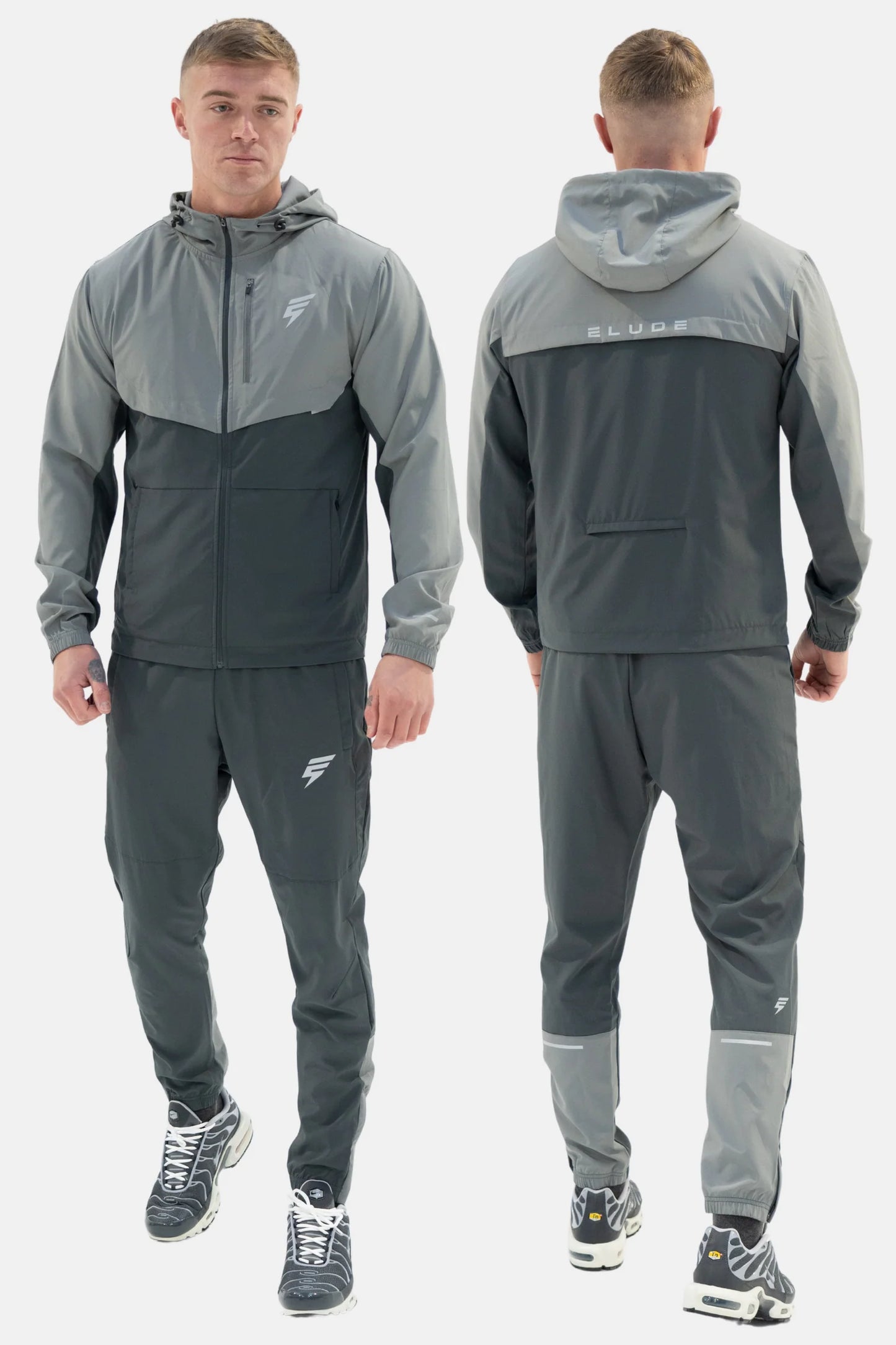 ELUDE TRACK TRACKSUIT - LIGHT GREY/COAL