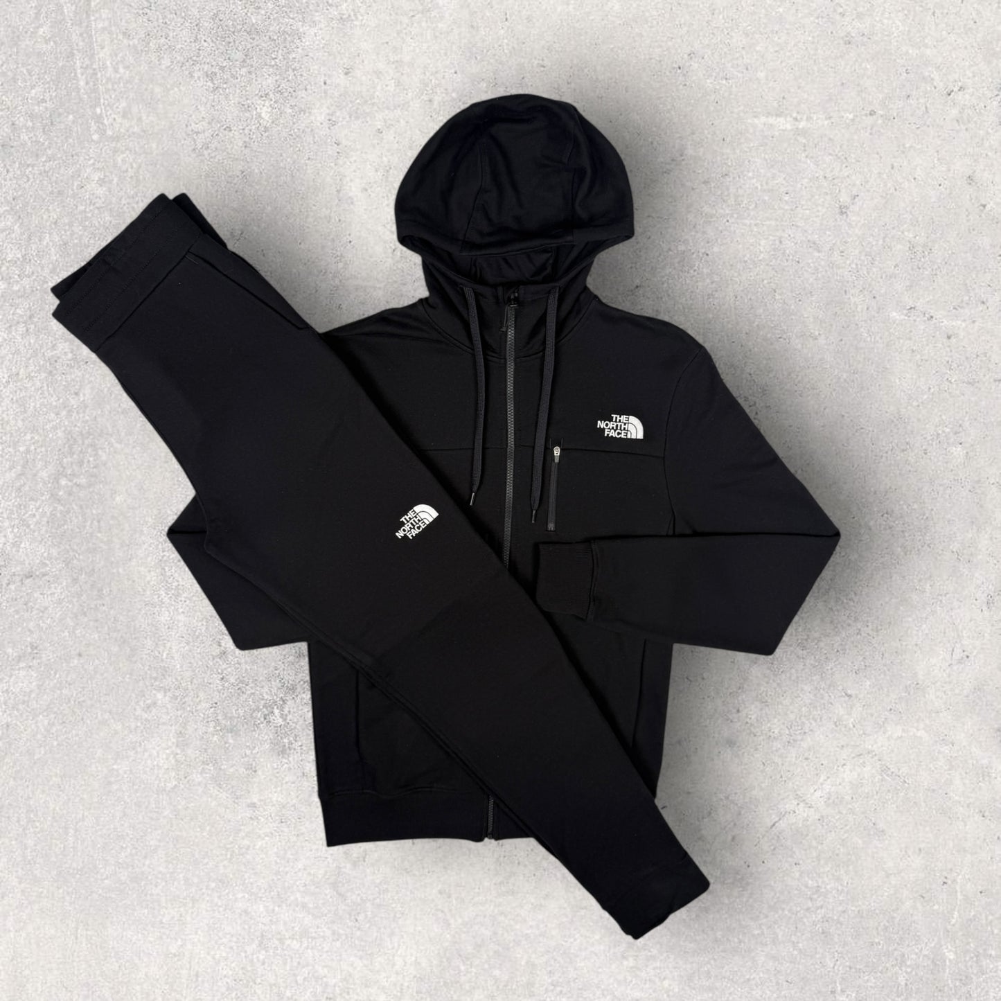 NORTH FACE PEAK FLEECE TRACKSUIT - BLACK