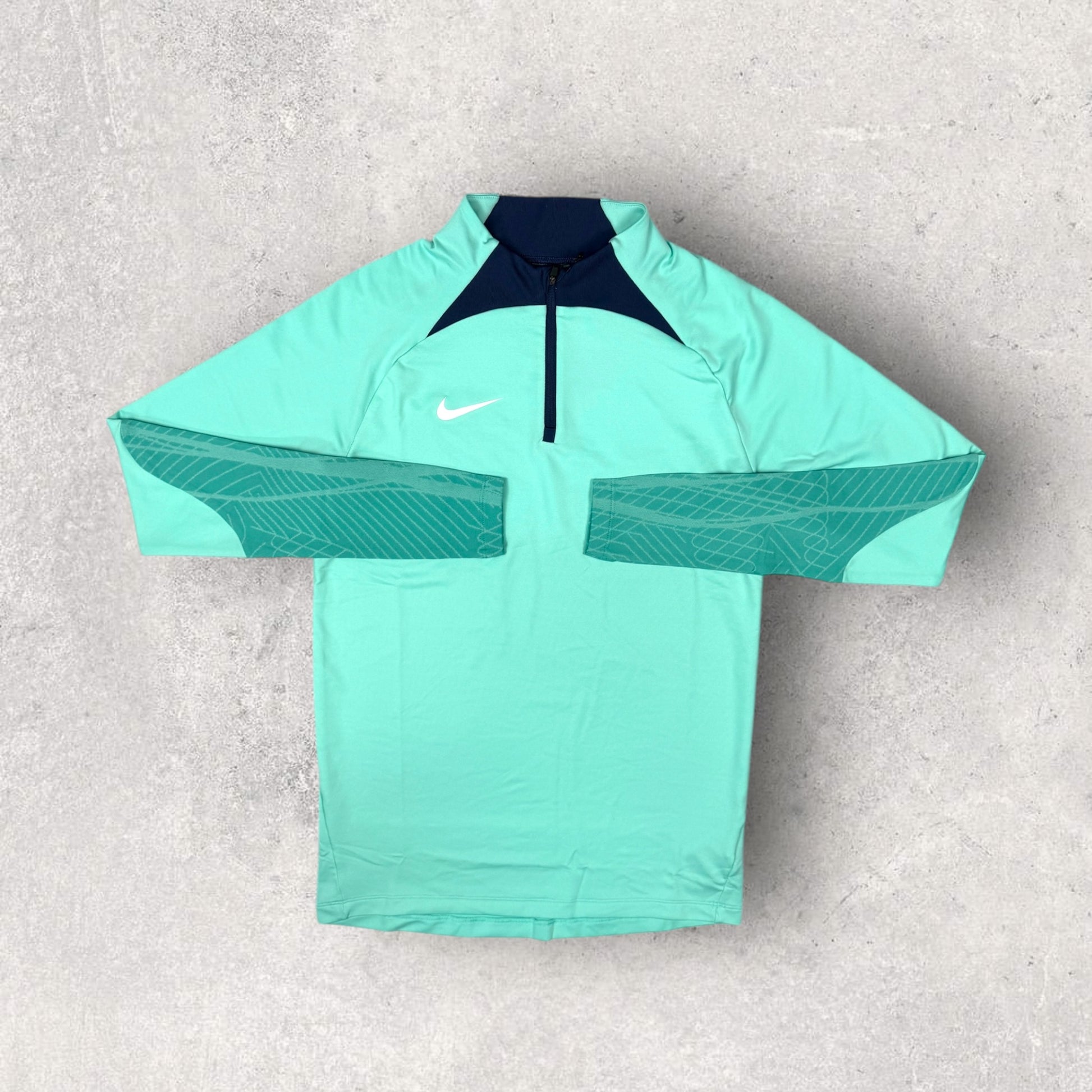 NIKE DRI-FIT STRIKE 1/4 TROUSER SET HYPER TURQUOISE/NAVY – JBKDELUXE