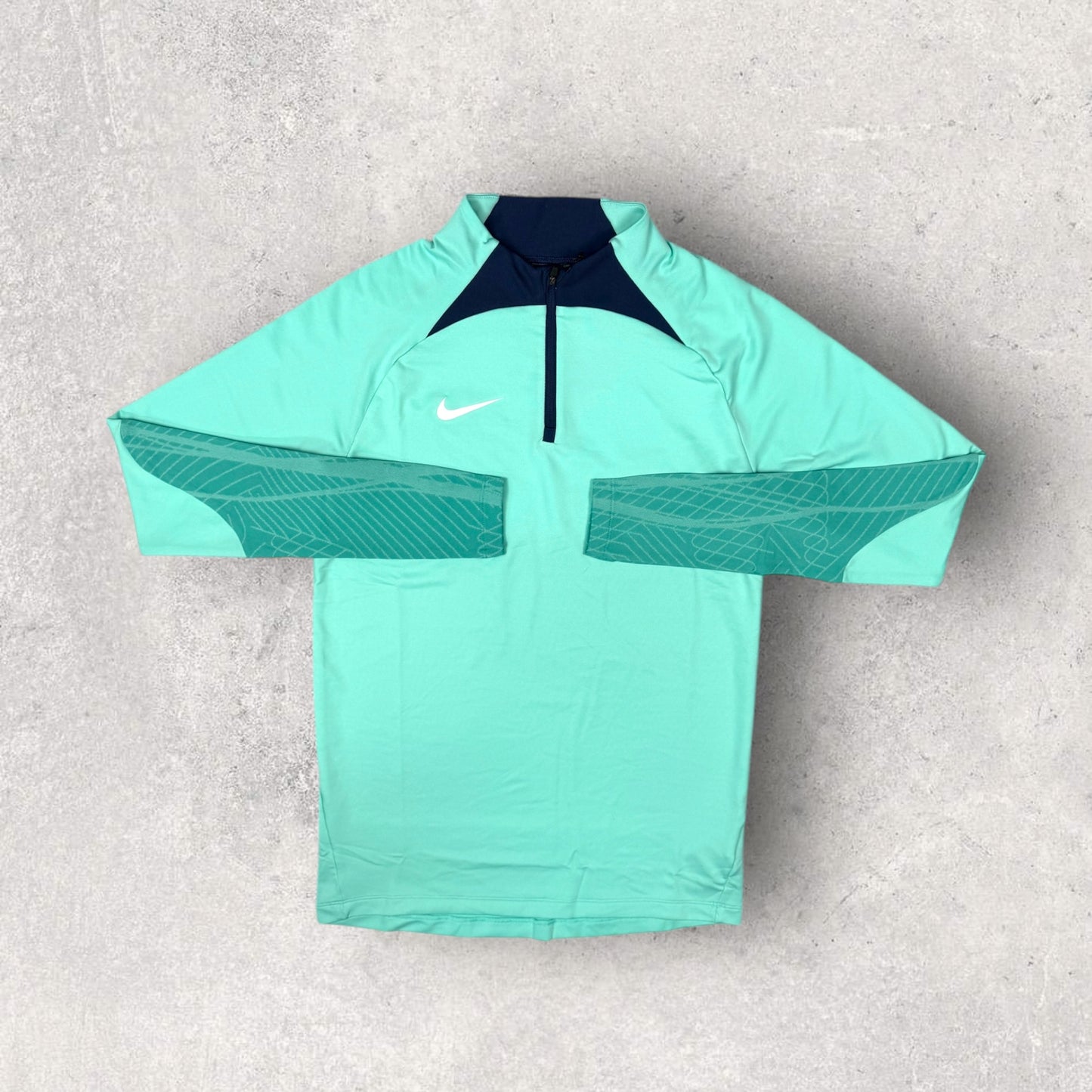 NIKE DRI-FIT STRIKE 1/4 TROUSER SET - HYPER TURQUOISE/NAVY