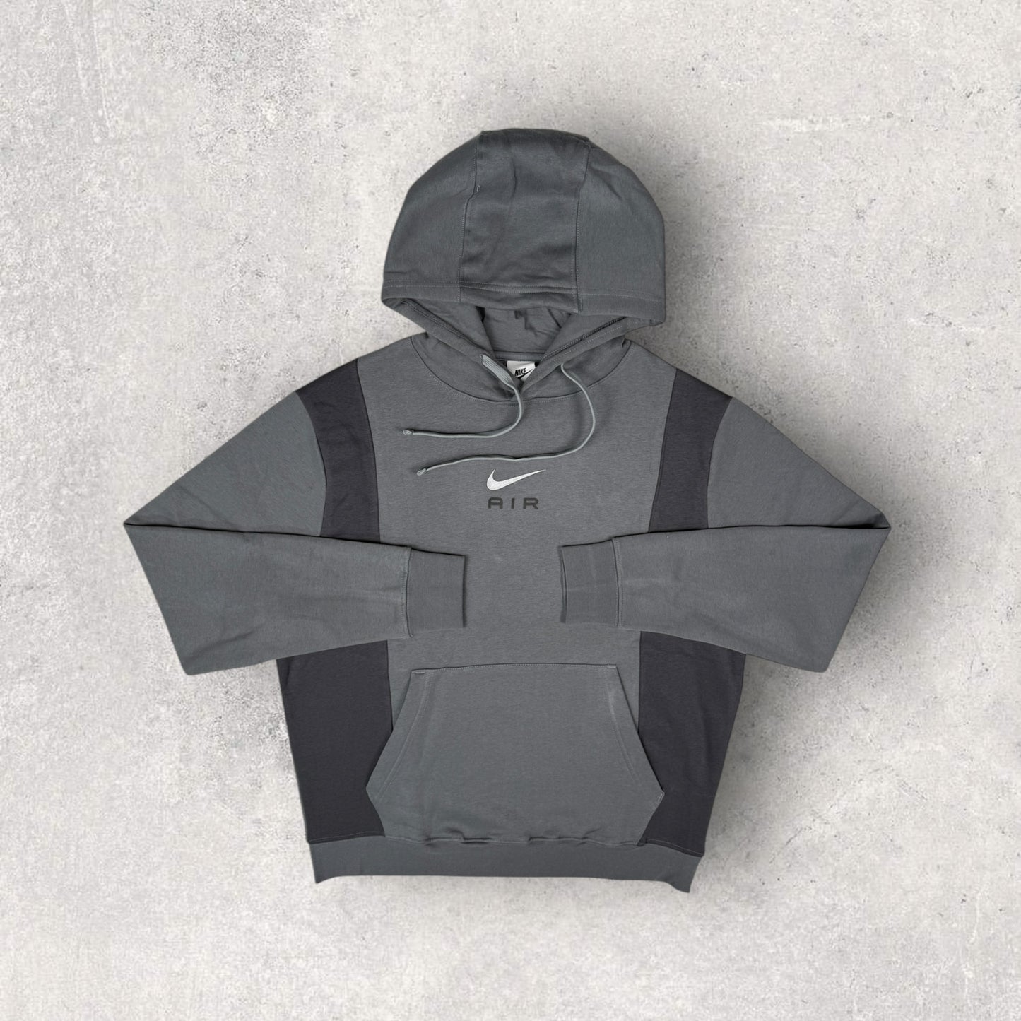 NIKE AIR FLEECE CARGO TRACKSUIT - GREY/CHARCOAL