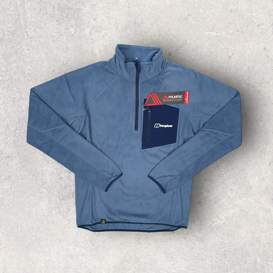 BERGHAUS FLEECE 1/4 ZIP - BLUE