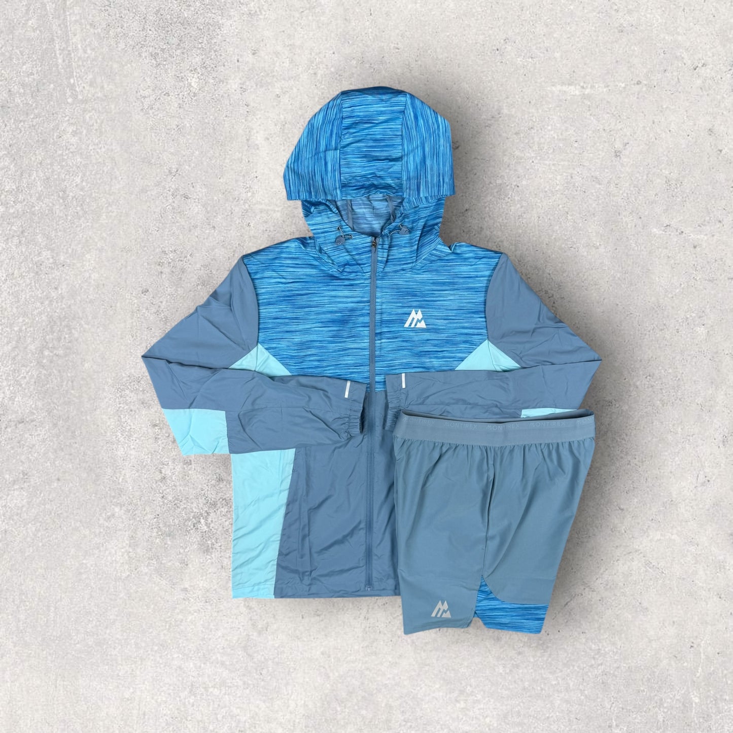 MONTIREX TRAIL WINDBREAKER SET - BLUE