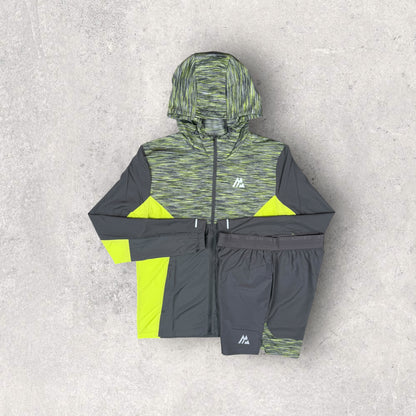 MONTIREX TRAIL WINDBREAKER SET - GREY/GREEN/VOLT