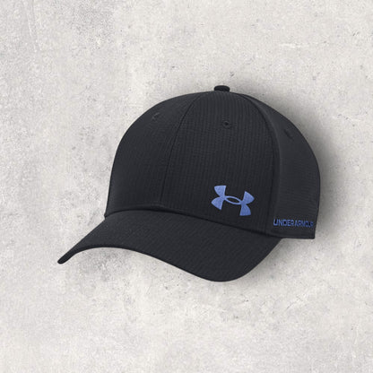 UNDER ARMOUR VENT ADJUSTABLE HAT - BLACK/BLUE