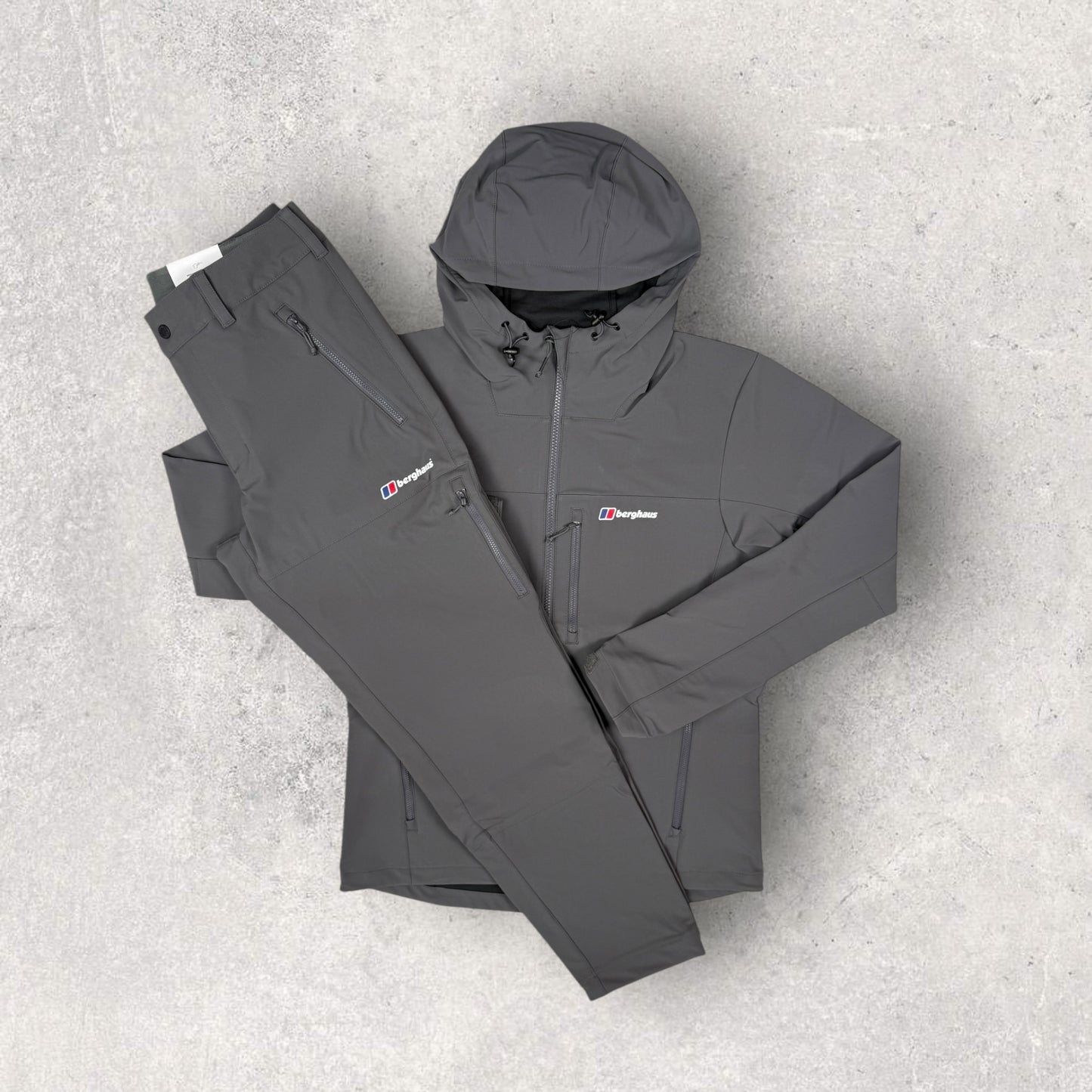 BERGHAUS THERAN SOFTSHELL TRACKSUIT - GREY