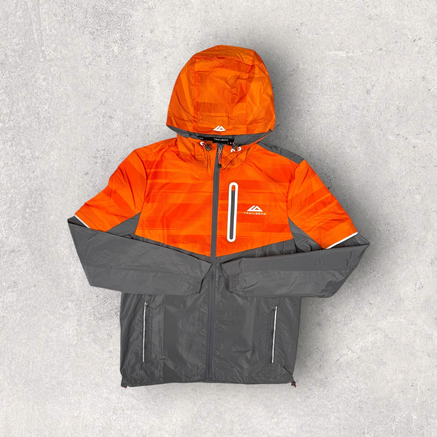 TRAILBERG DIMENSION TRACKSUIT - ORANGE/GREY