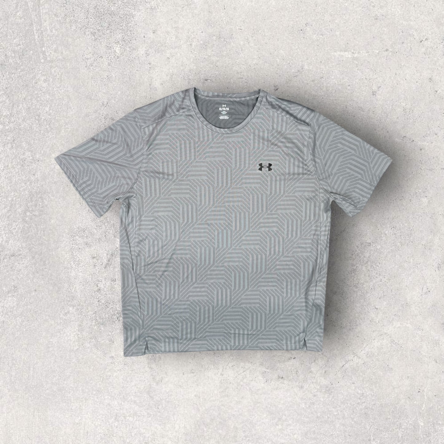 UNDER ARMOUR GEOTESSA T-SHIRT - GREY
