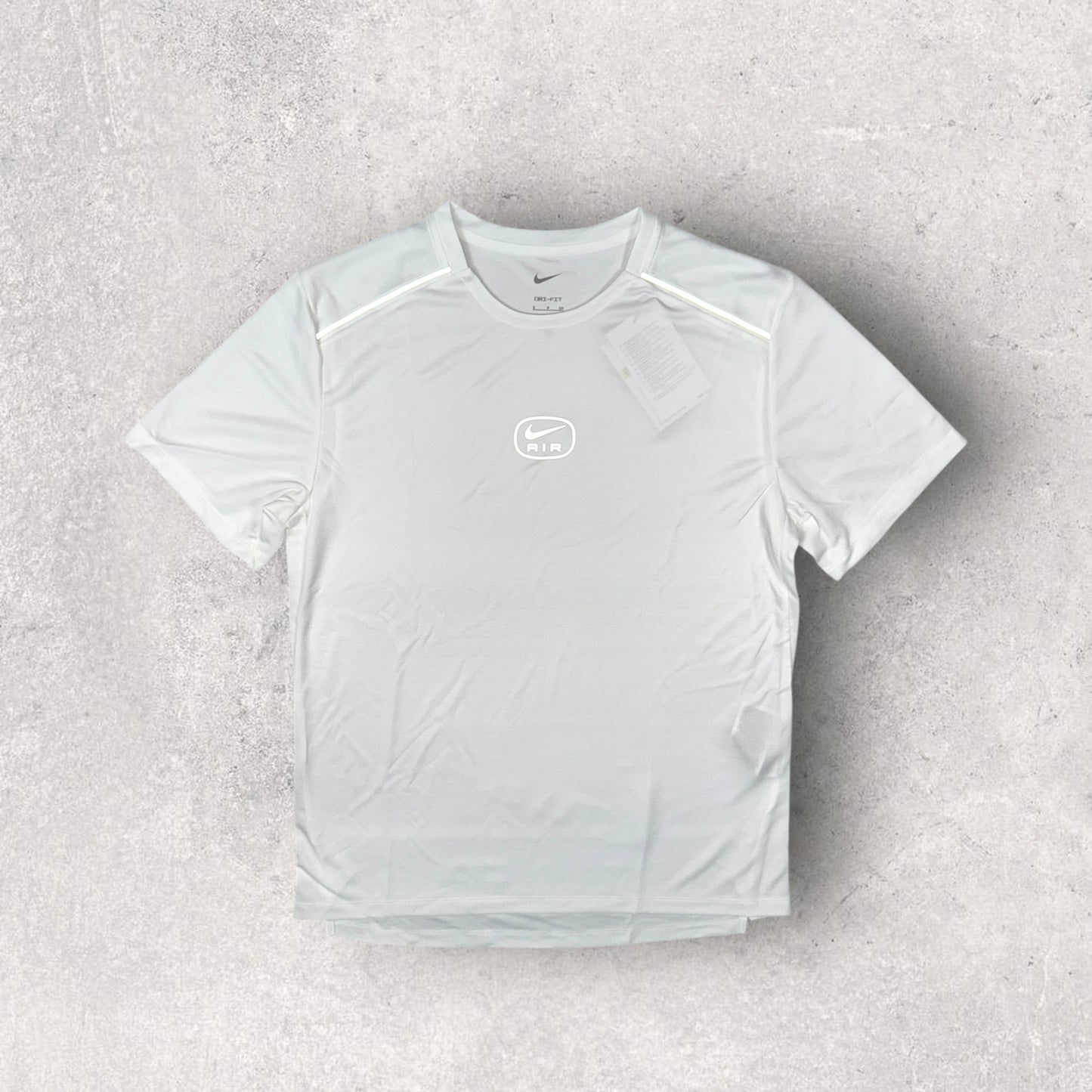 NIKE AIR MILER 1.0 T-SHIRT - WHITE