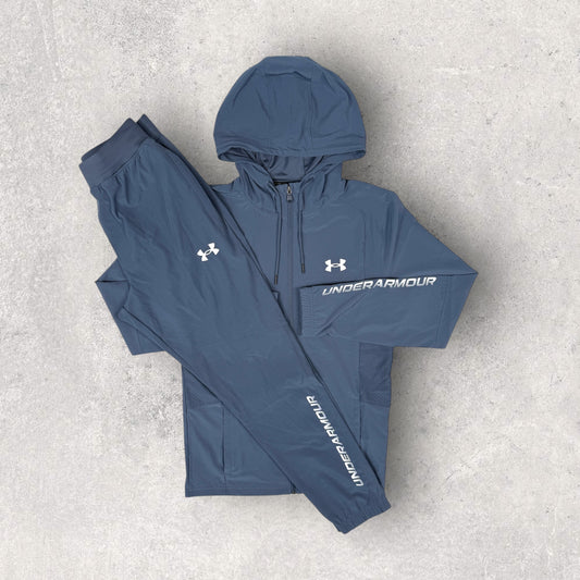 UNDER ARMOUR WOVEN STORM TRACKSUIT - NAVY