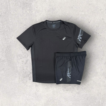 ASICS ICON PERFORMANCE SHORT SET - BLACK
