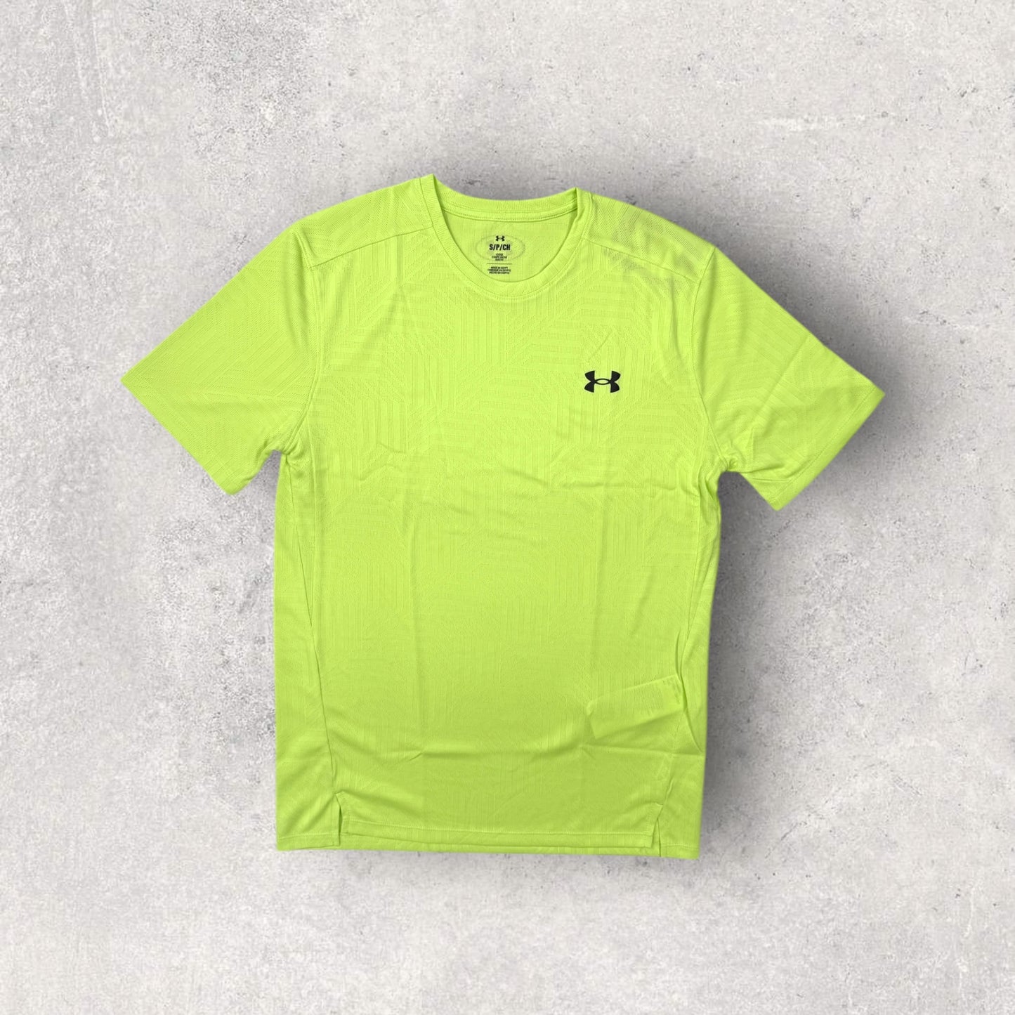 UNDER ARMOUR GEO T-SHIRT/SHORT SET - MORPH GREEN